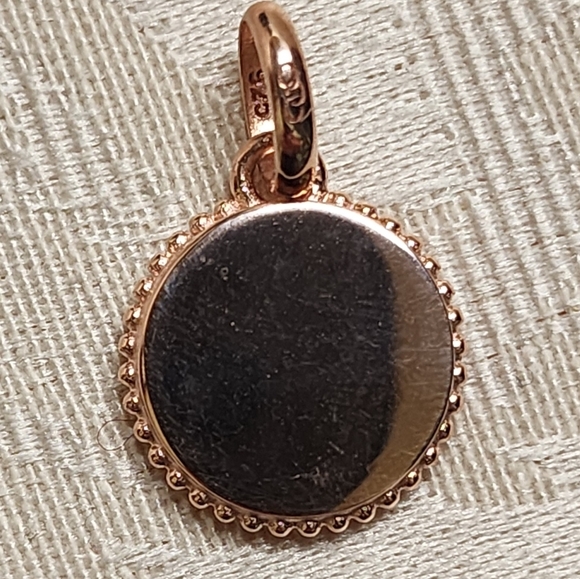 LINKS OF LONDON Sterling Silver Gold Plated Narrative Mini Disc Charm New - Picture 2 of 6